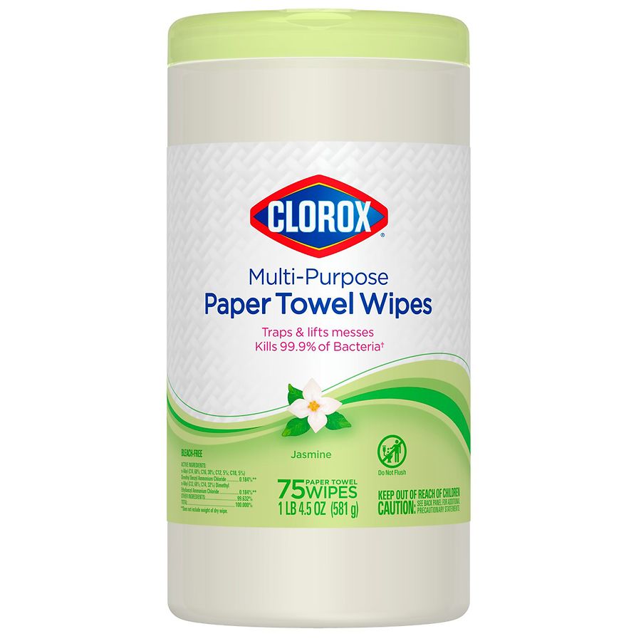 Clorox Multi-Purpose Paper Towel Wipes Jasmine Scent