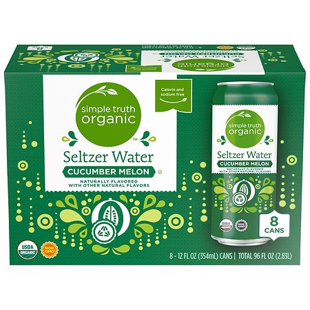 Simple Truth Organic Cucumber Melon Seltzer Water