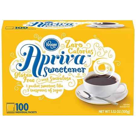 Kroger Apriva Sweetener with Sucralose