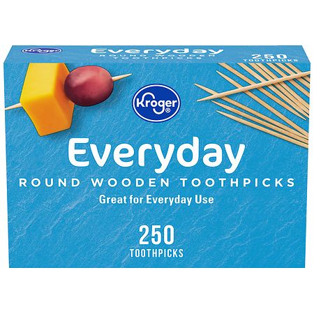 Kroger Round Wooden Toothpicks