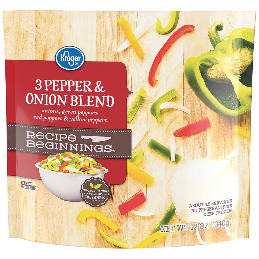 Kroger Recipe Beginnings 3 Pepper & Onion Blend