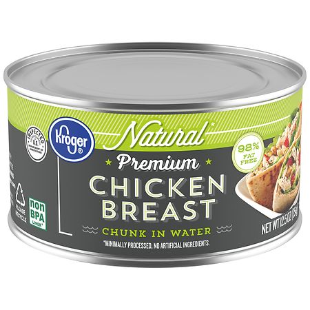 Kroger Natural Premium Chicken Breast Chunks in Water