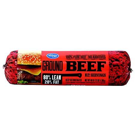 Kroger 80% Lean Ground Beef - 48.0 oz
