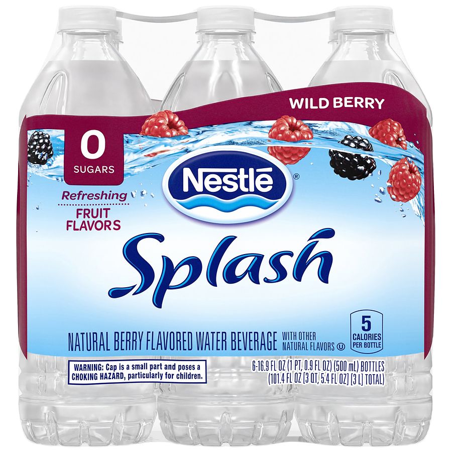 Nestle Splash Wild Berry Flavored Water