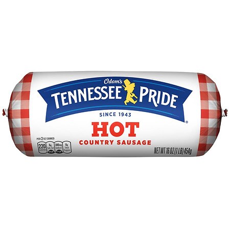 UPC 072290000015 product image for Odom's Tennessee Pride Hot Country Sausage Roll - 16.0 oz | upcitemdb.com