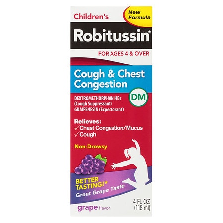 UPC 300318715130 product image for Robitussin Children's Cough & Chest Congestion DM Grape - 4.0 oz | upcitemdb.com