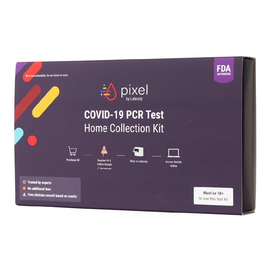 Labcorp Pixel Covid 19 Pcr Test Home Collection Kit Walgreens
