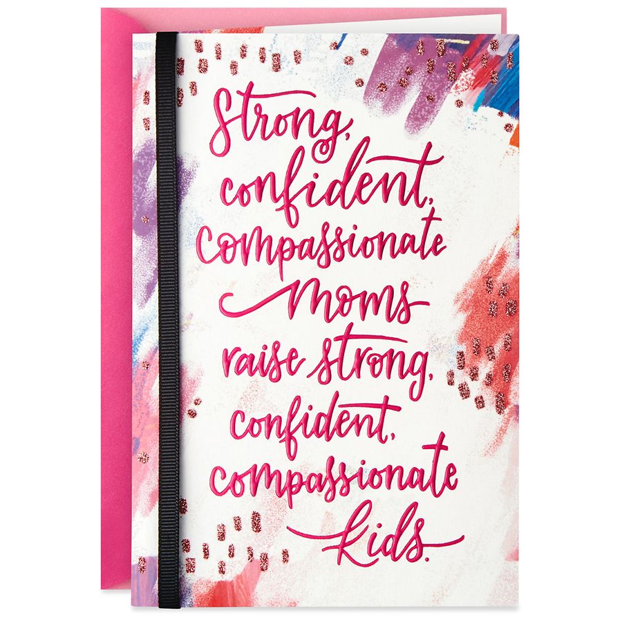 Hallmark Mother's Day Card (Strong, Confident, Compassionate) (S22)