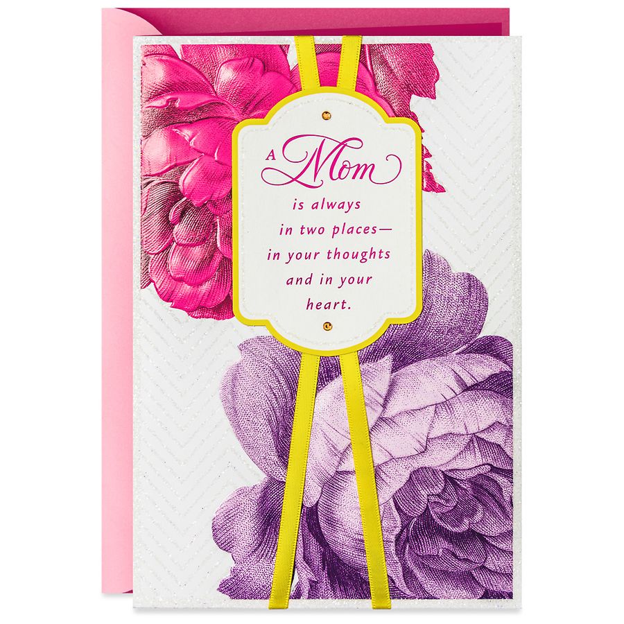 Hallmark Mother's Day Card from Son or Daughter (In My Thoughts and My Heart)(S46)