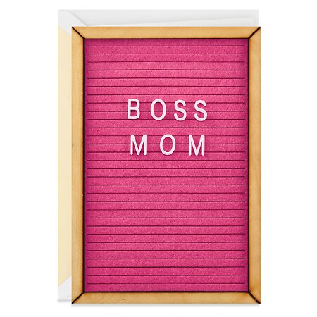 UPC 726528402835 product image for Hallmark Signature Mother's Day Card, Pink Felt Letterboard - 1.0 ea | upcitemdb.com