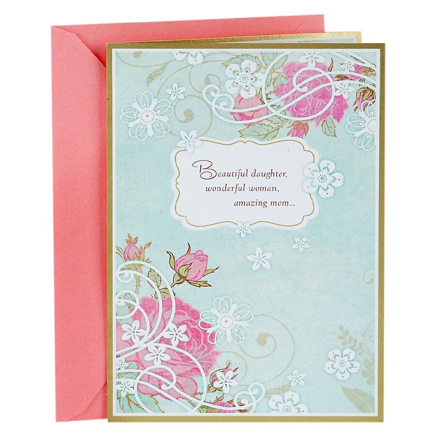 Hallmark Mother's Day Card for Daughter, Flowers
