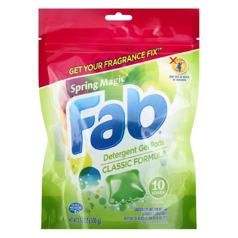 Fab Laundry Detergent Pods