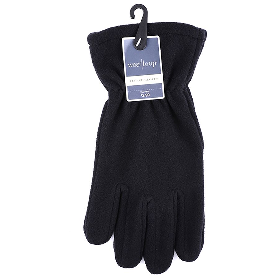 West Loop Fleece Gloves Black