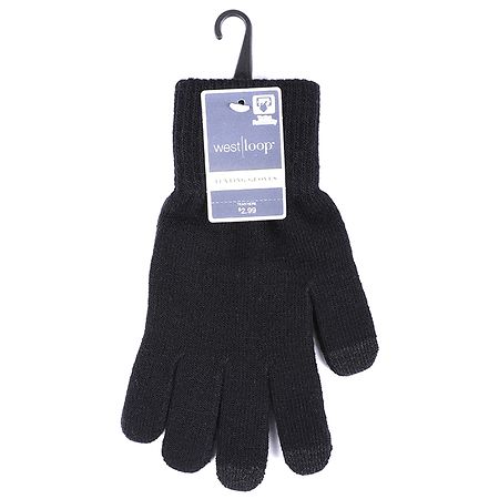 West Loop Men's or Women's  Fleece Gloves Gray with 3M Thinsulate One Size NWT 