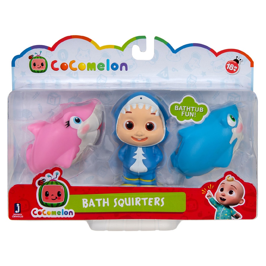 CoComelon Bath Squirters JJ & 2 Sharks