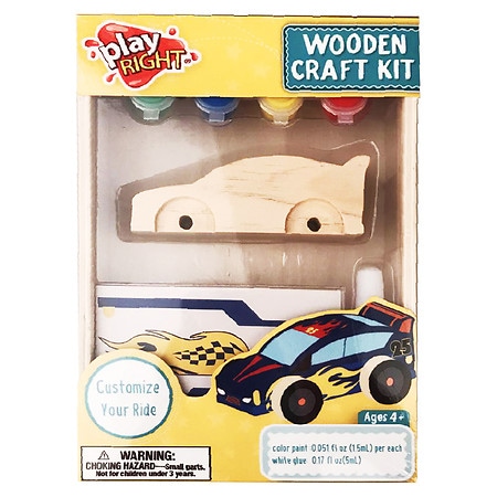 Playright Wooden Race Car