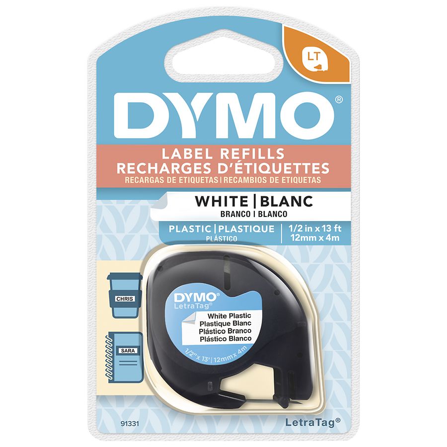 For DYMO LetraTag Label Tape Cartridge Water-proof Oil-proof Replacement Sets 
