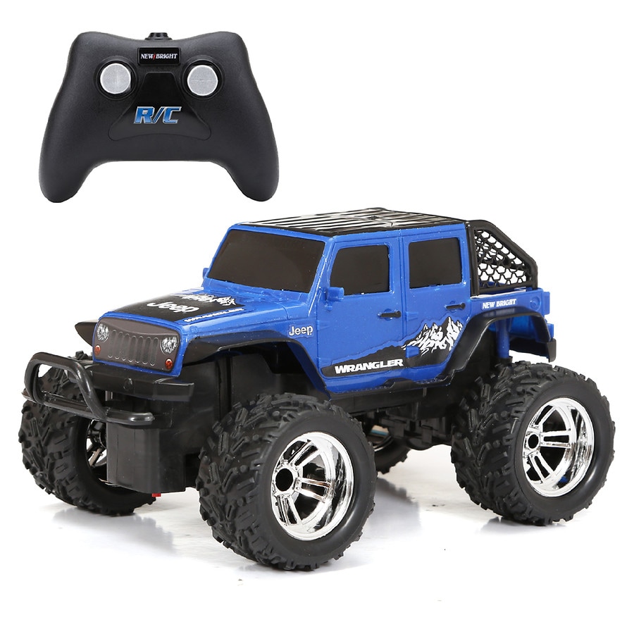 New Bright 1:16 R/C Truck 4 Door Jeep Blue