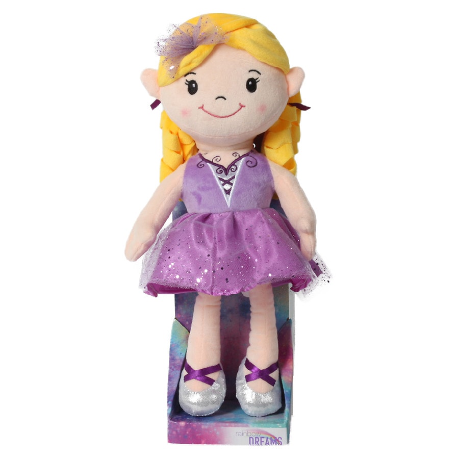 Festive Voice Rag Doll - Blonde Hair 16 inch