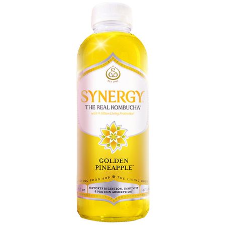 GT'S Organic Golden Pineapple Kombucha 16.0 oz