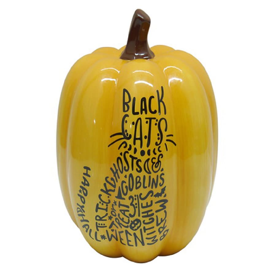 Walgreens Ceramic Verbiage Pumpkin