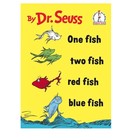 One Fish Two Fish Red Fish Blue Fish - Dr. Seuss - by DR SEUSS (Hardcover)