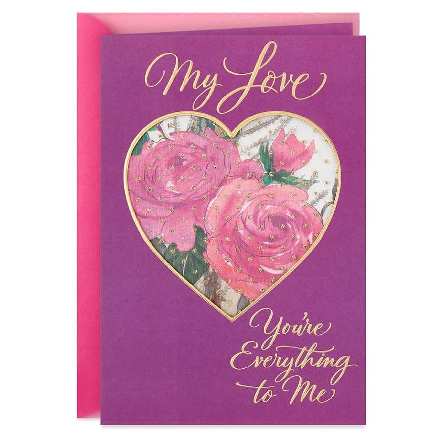 Hallmark Romantic Mother's Day Card for Wife or Girlfriend