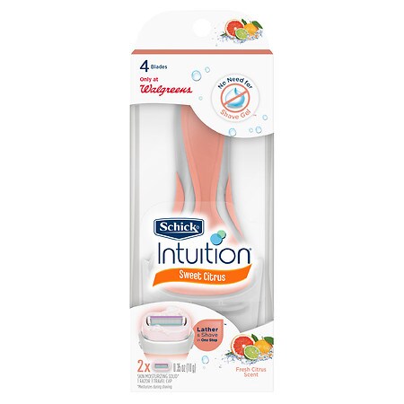 UPC 841058000396 product image for Schick Intuition Sweet Citrus Women's Razor + 2 Refills - 1.0 ea | upcitemdb.com