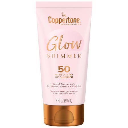 coppertone sunscreen lotion with shimmer