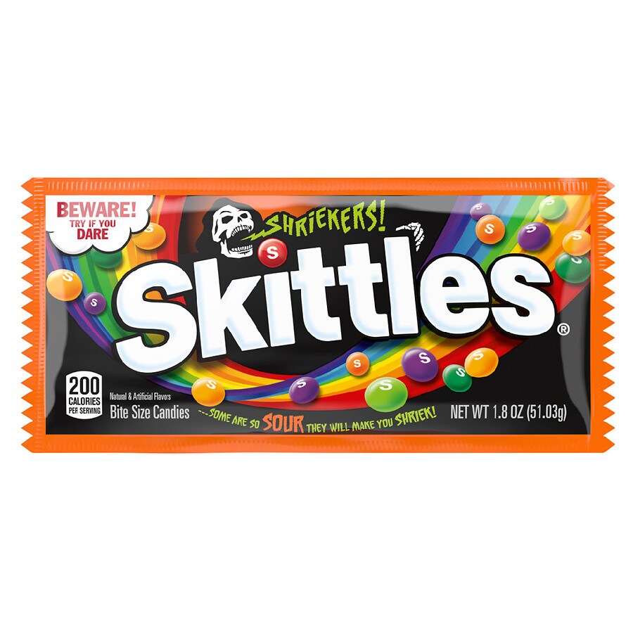 Skittles Shriekers Sour Chewy Halloween Candy