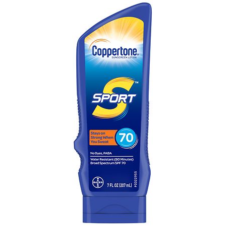 Coppertone Sport Sunscreen Lotion SPF 70, 7 fl oz