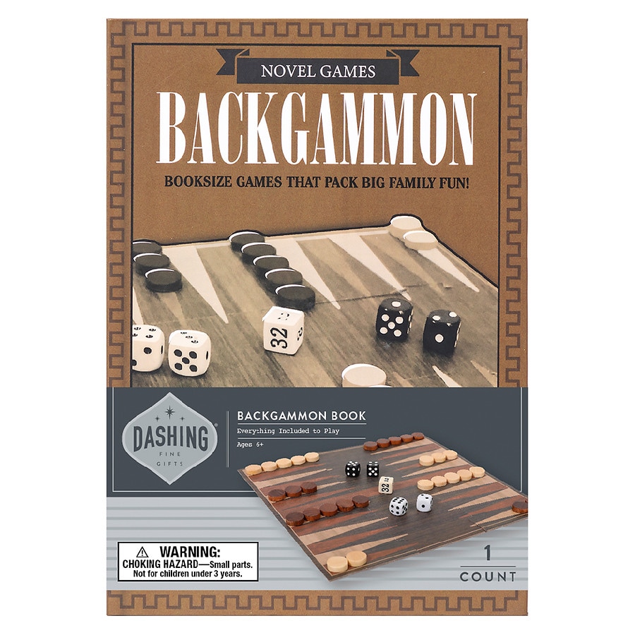 Dashing Backgammon Booksize Game