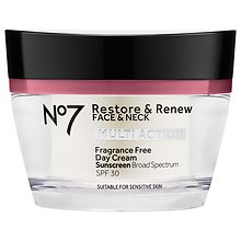 No7 Restore & Renew Face & Neck Mulit Action Fragrance Free Day Cream ...