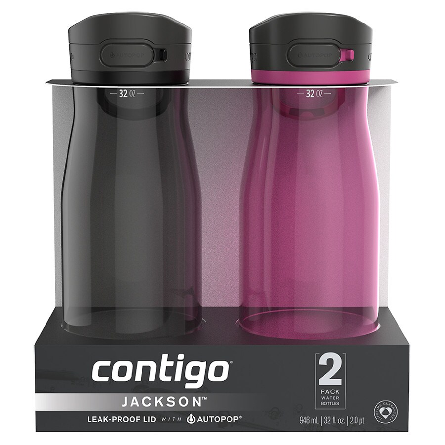Contigo Jackson 2.0 Tritan Water Bottle with AUTOPOP Lid Licorice & Dragon  Fruit | Walgreens