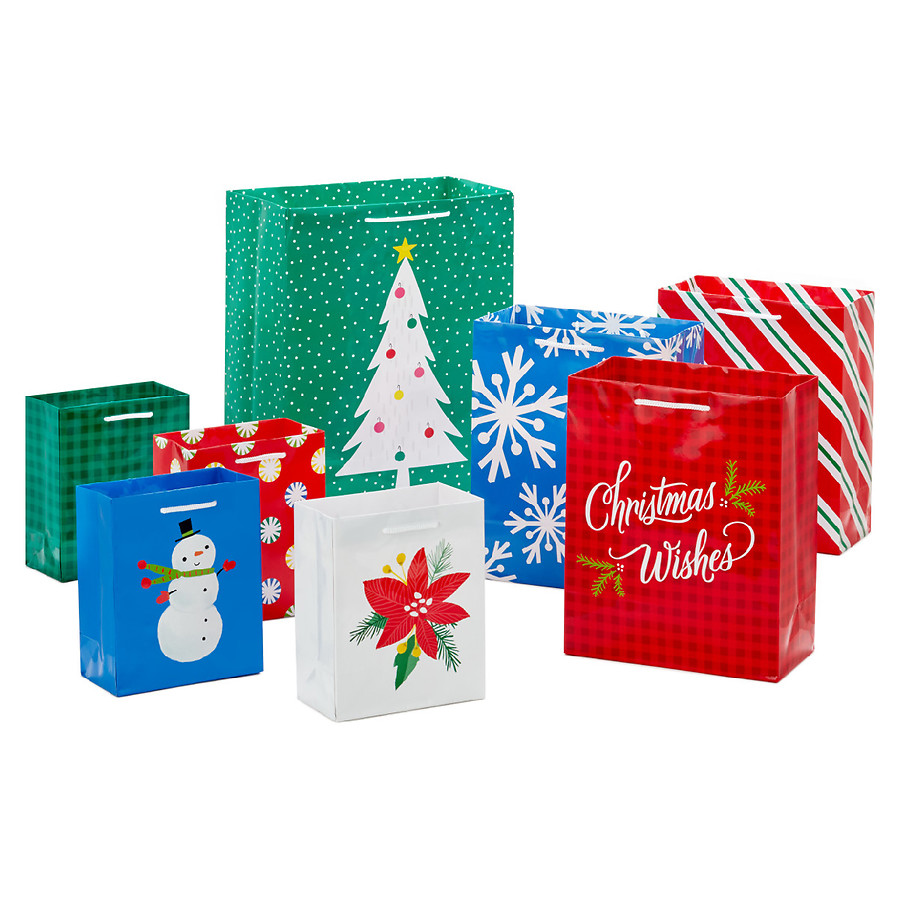 Inspirations from Hallmark Christmas Gift Bag Assortment