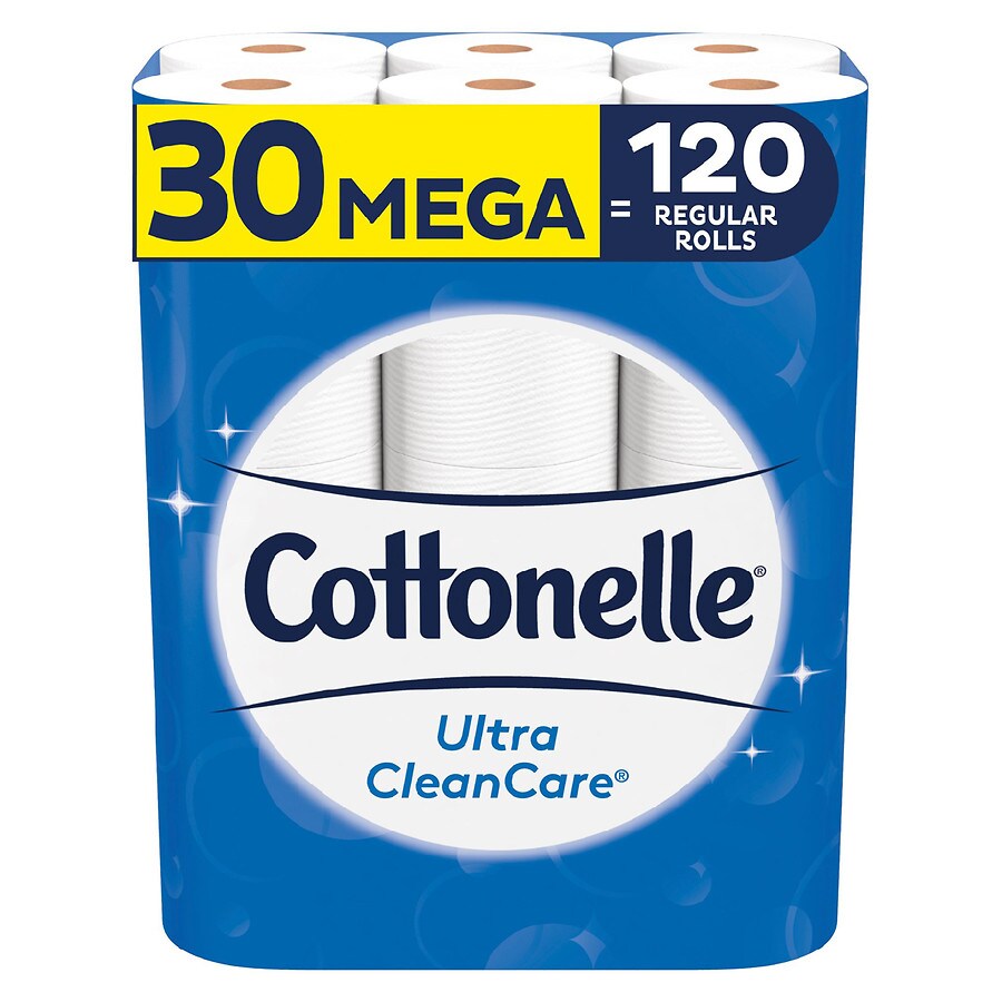 Cottonelle Ultra CleanCare Toilet Paper, Strong Bath Tissue