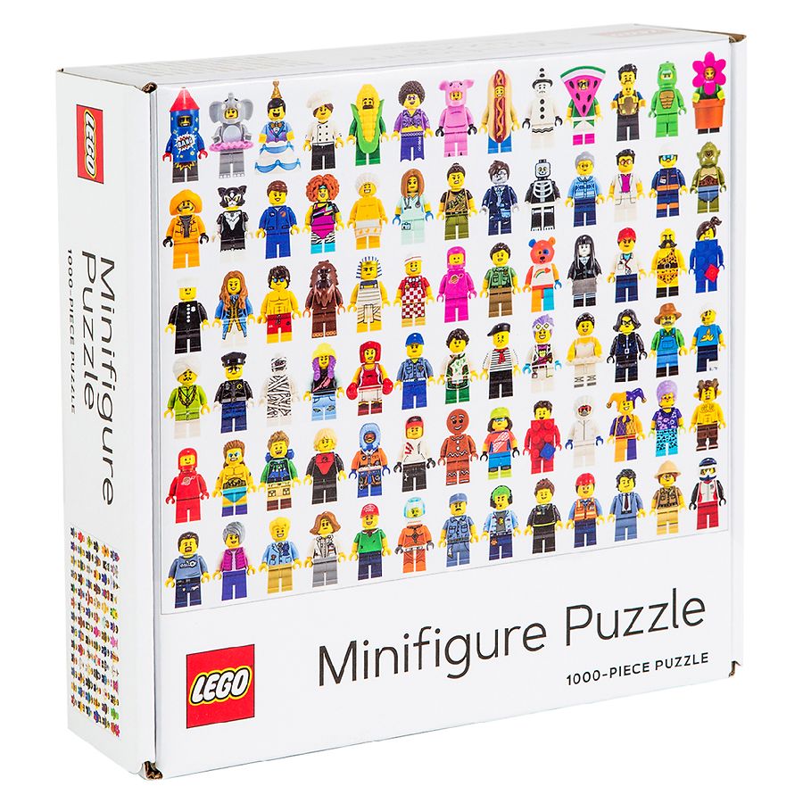 Lego Minifigure Puzzle 1000 Piece Jigsaw Chronicle Books 25x20in Family Fun for sale online 