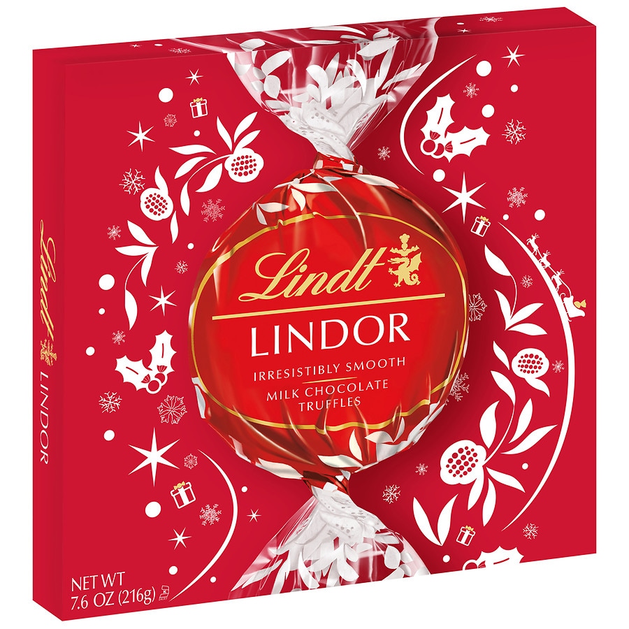 Lindor Milk Chocolate Truffles Modern Gift Box