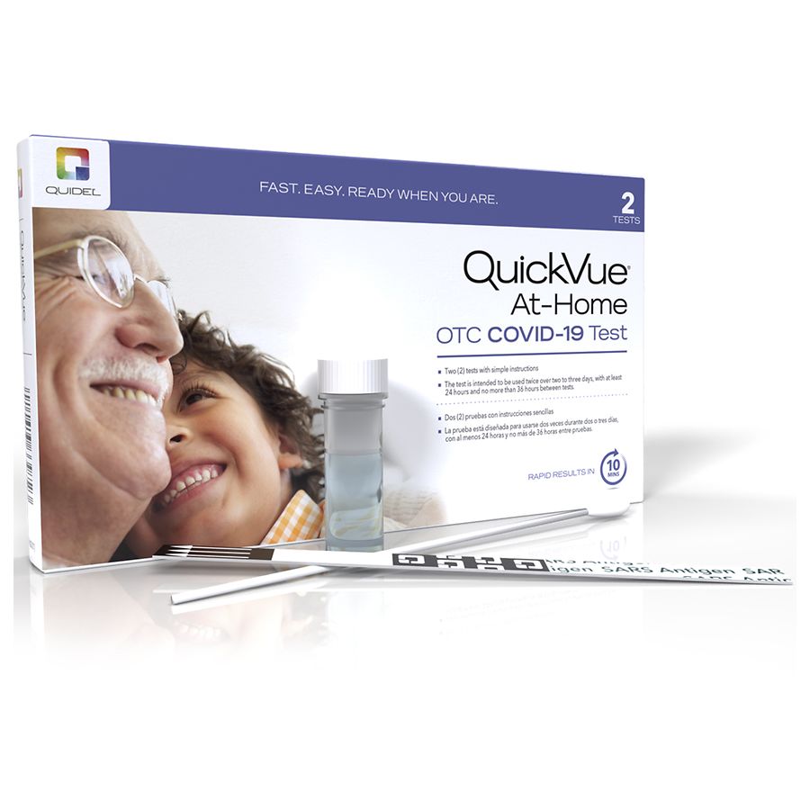 Quickvue Rapid At-home Covid-19 Antigen Test Kit Walgreens