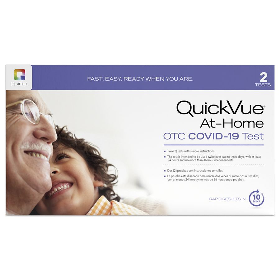 Quickvue Rapid At-home Covid-19 Antigen Test Kit Walgreens