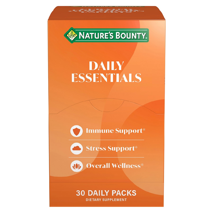 Nature's Bounty Curated Combinations Daily Essentials, Vitamin Pill Packs