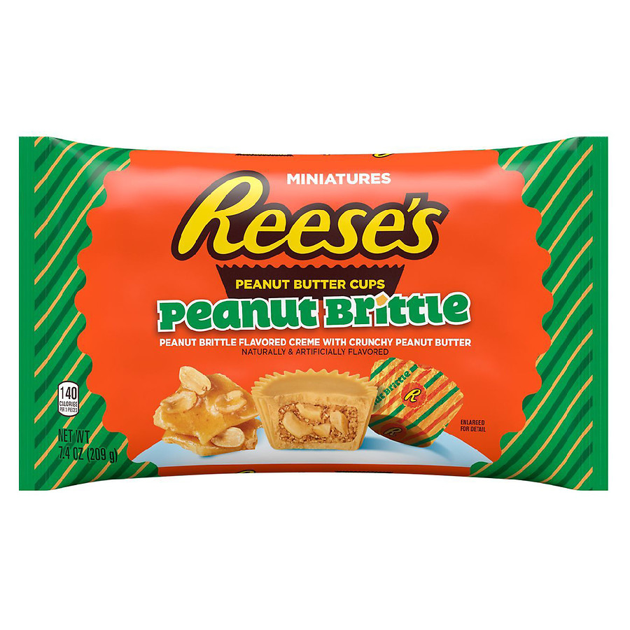 Reese's Cups Candy, Holiday, Bag Peanut Brittle