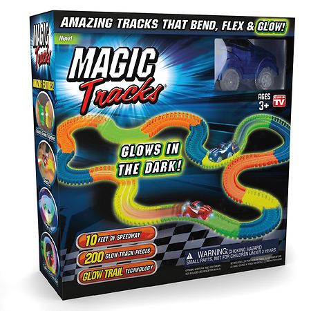 Magic Tracks Replacement Car Glow in the Dark Race Car Magic Cars Mega set 