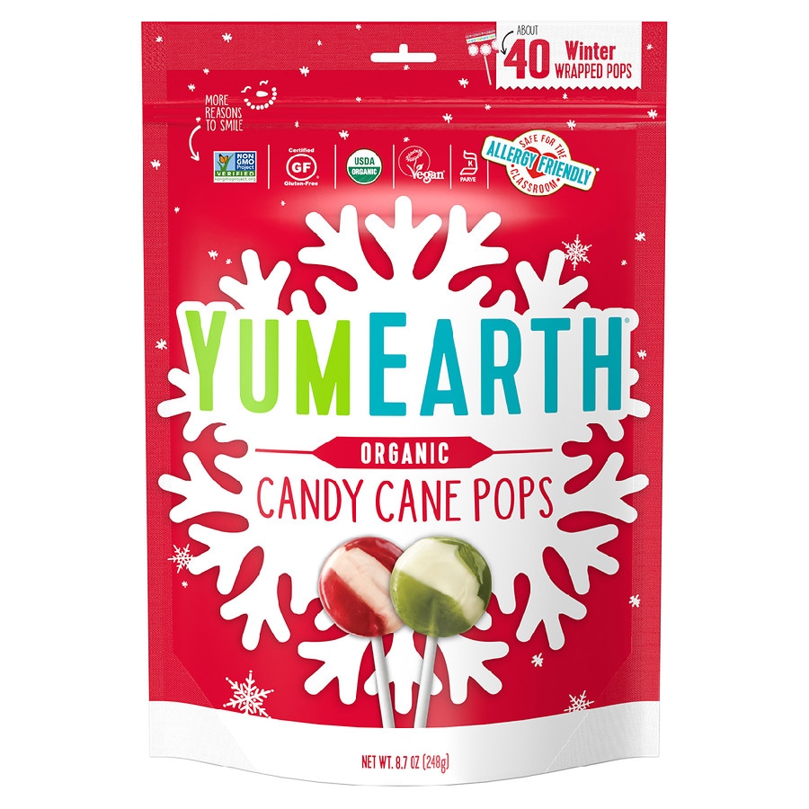 YumEarth Candy Cane Pops