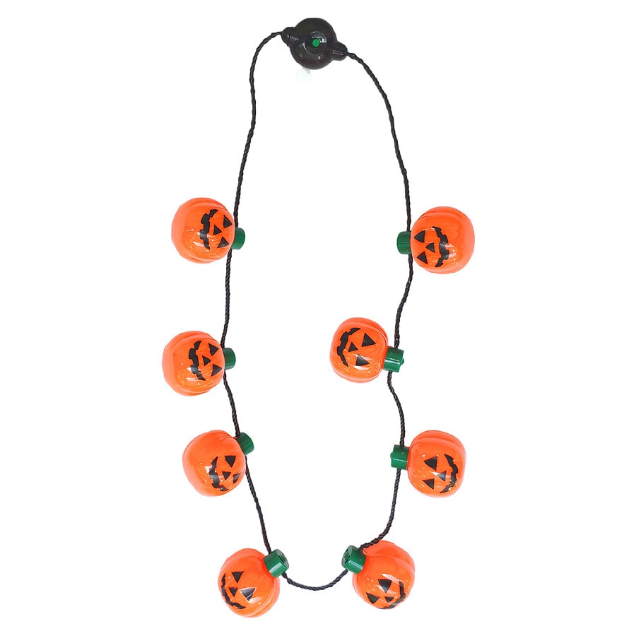 Festive Voice Jumbo Necklace Pumpkin