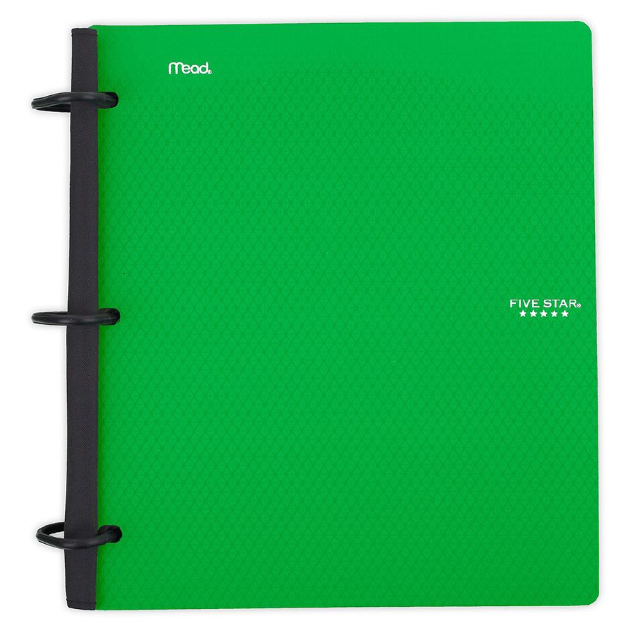 Flex Hybrid NoteBinder Notebook and Binder All-in-One 1 Inch Binder Red 