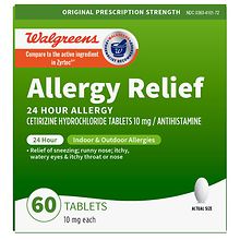 Walgreens Wal-Zyr Cetirizine Hydrochloride Tablets 10 mg | Walgreens