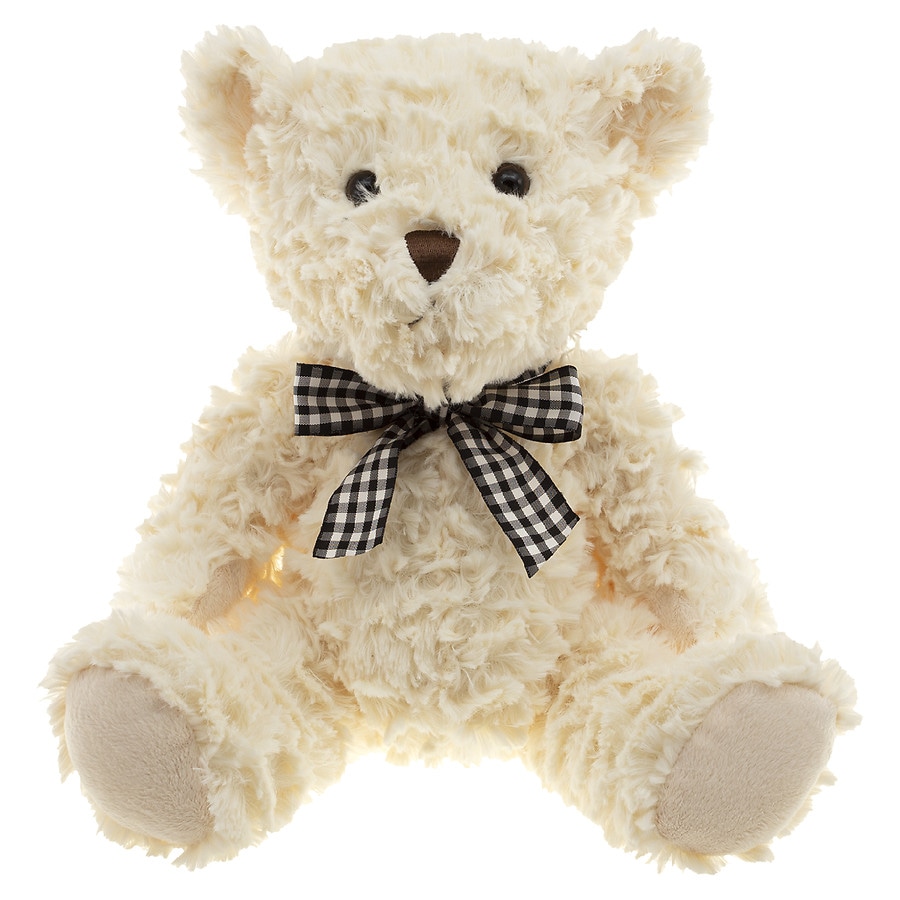 Festive Voice White Teddy