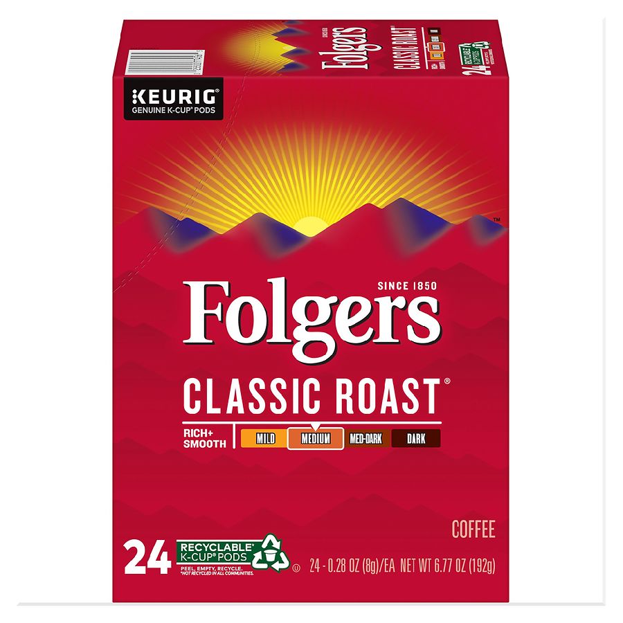 Folgers Classic Roast K-Cups | Walgreens