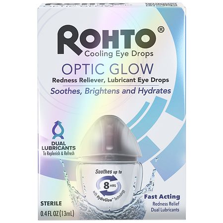 Rohto Optic Glow Eye Drops Redness Reliever/Lubricant